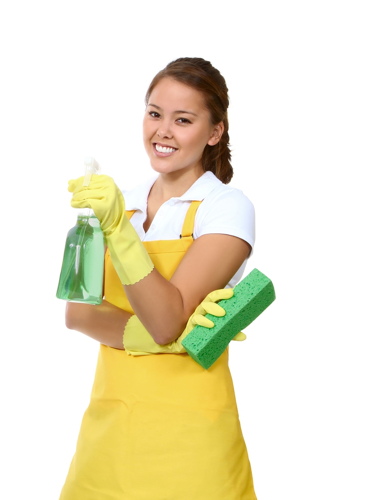 Man And Woman Cleaning